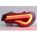 Subaru BRZ / Toyota 86 12-20 Black Face Red Light Bar LED Tail Lamp